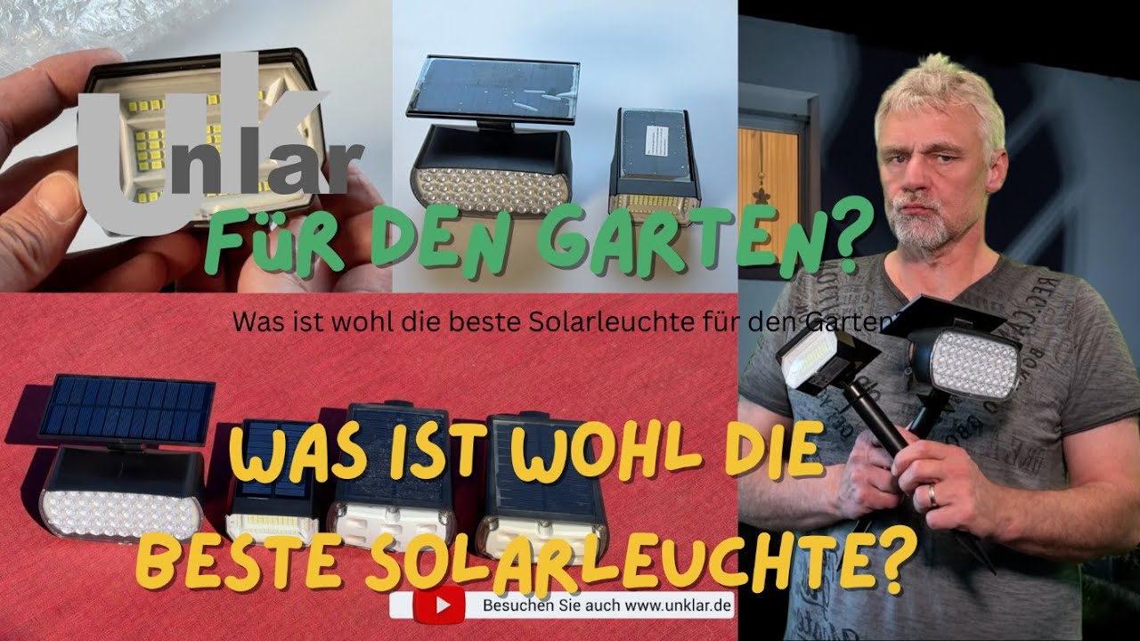 Die BESTEN Solarleuchten im Vergleich – Welche ist die beste für den Garten?