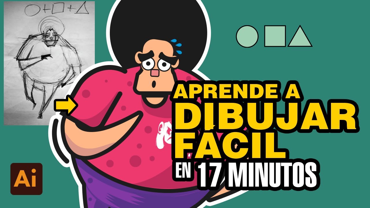 Dibuja con FIGURAS BÁSICAS en MINUTOS con ADOBE ILLUSTRATOR