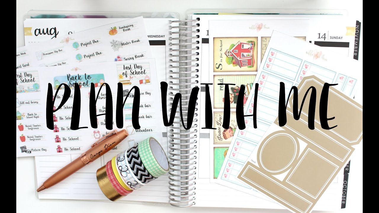 PLAN WITH ME ll BACK TO SCHOOL ll 2016