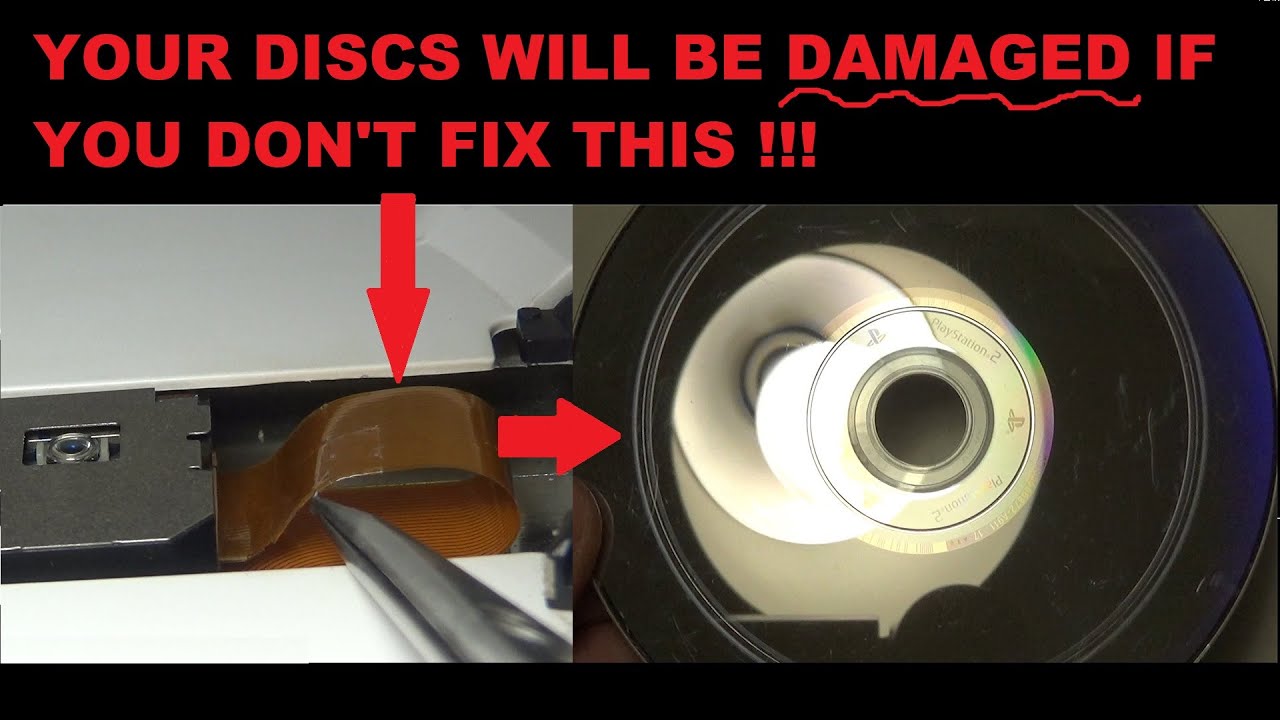 Common PlayStation 2 Disc Scratching Fault Repair