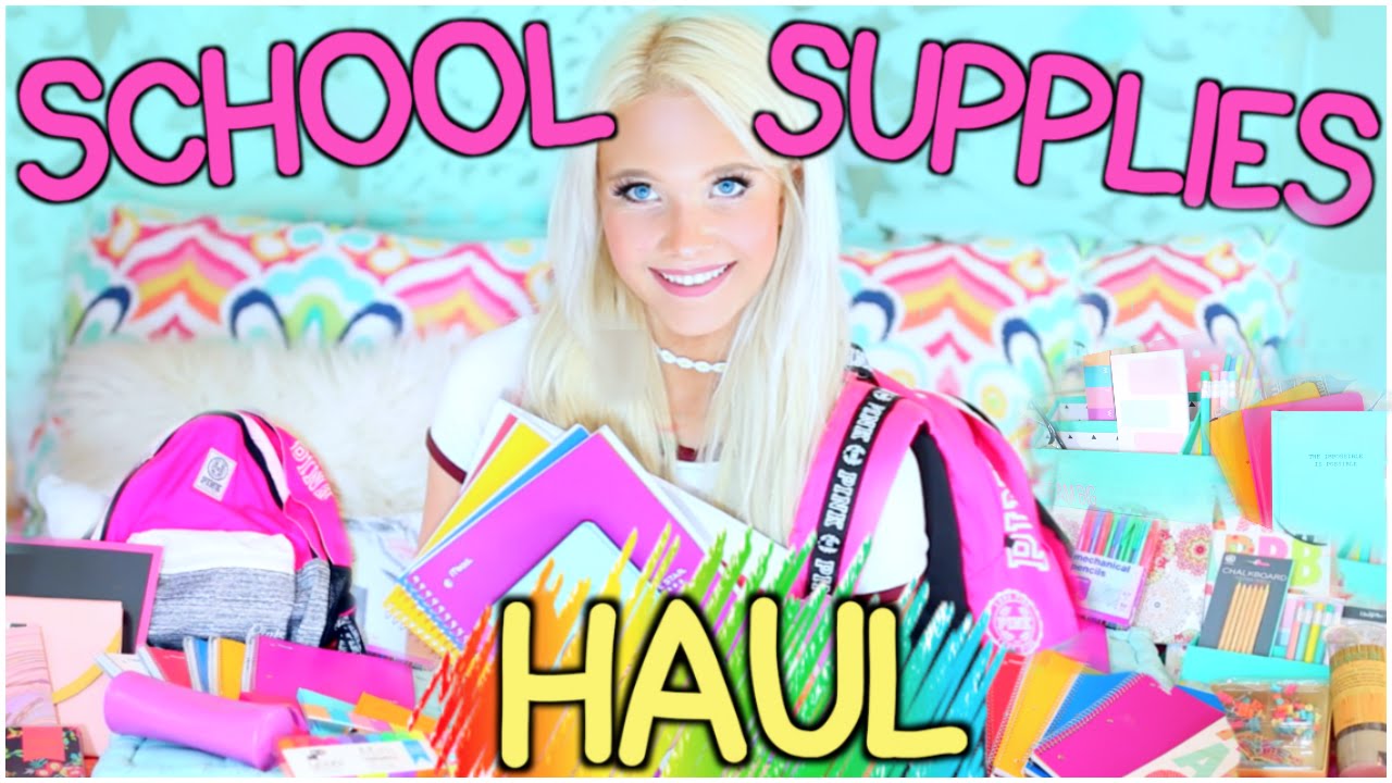 Back To School Supplies Haul 2016!