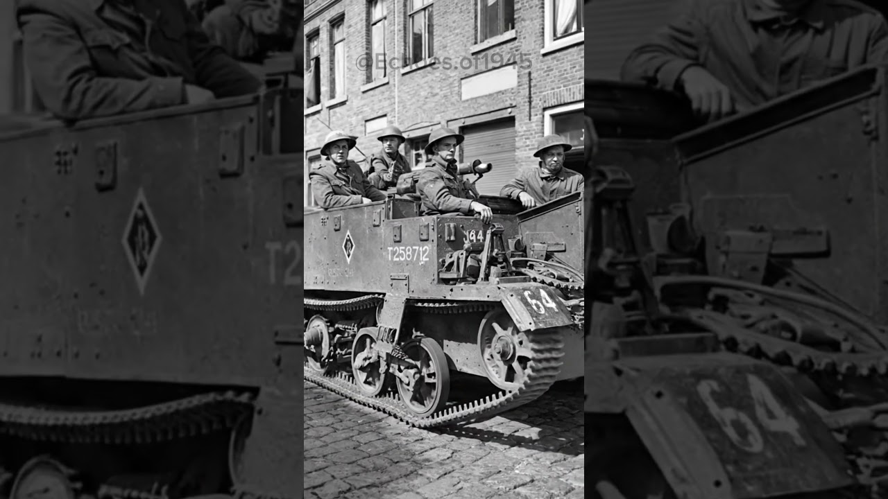 WWII Streets: British Soldiers on the Move 🎖