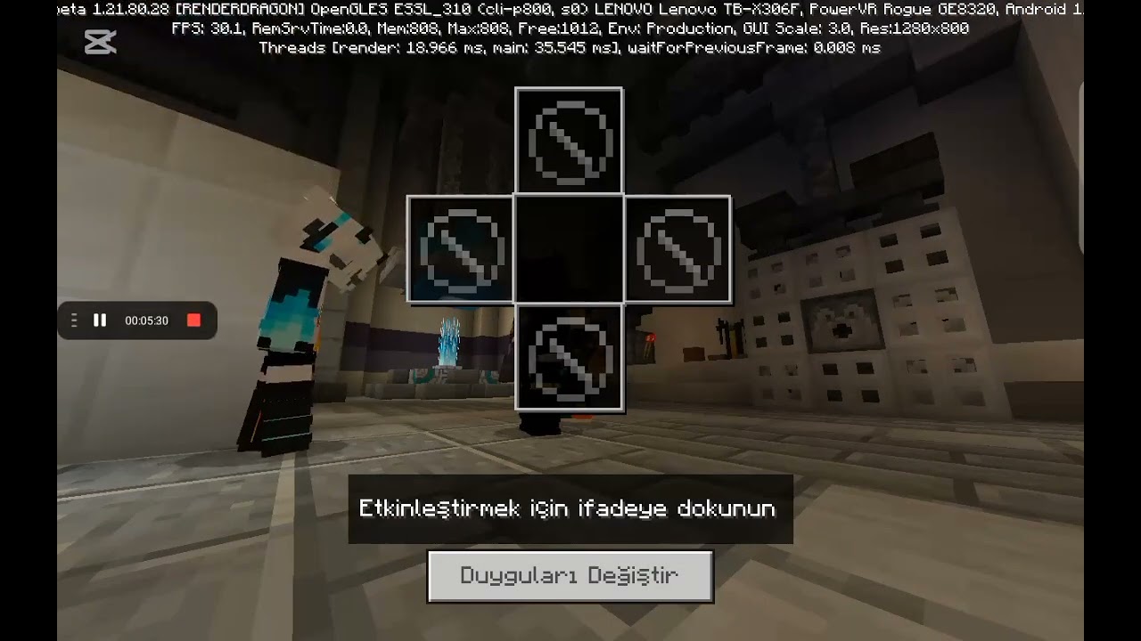 Minecraft murder mystery oynuyorum