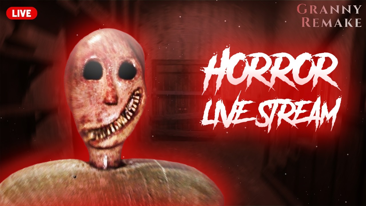 GRANNY REMAKE Full Game LIVE with FaceCam | Extreme Horror Escape Challenge (Funny Moments)