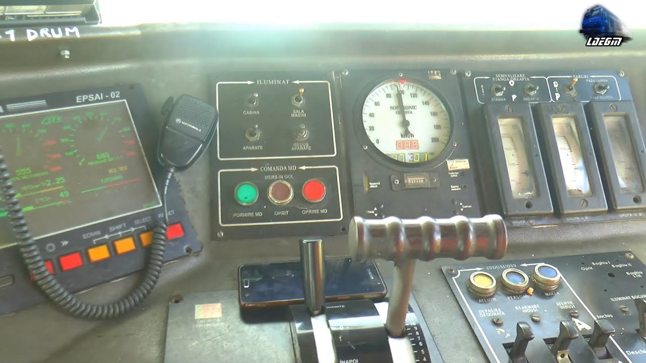TRAIN DRIVER`S VIEW 🚂 Baia Mare-Satu Mare with 060-DA Locomotive