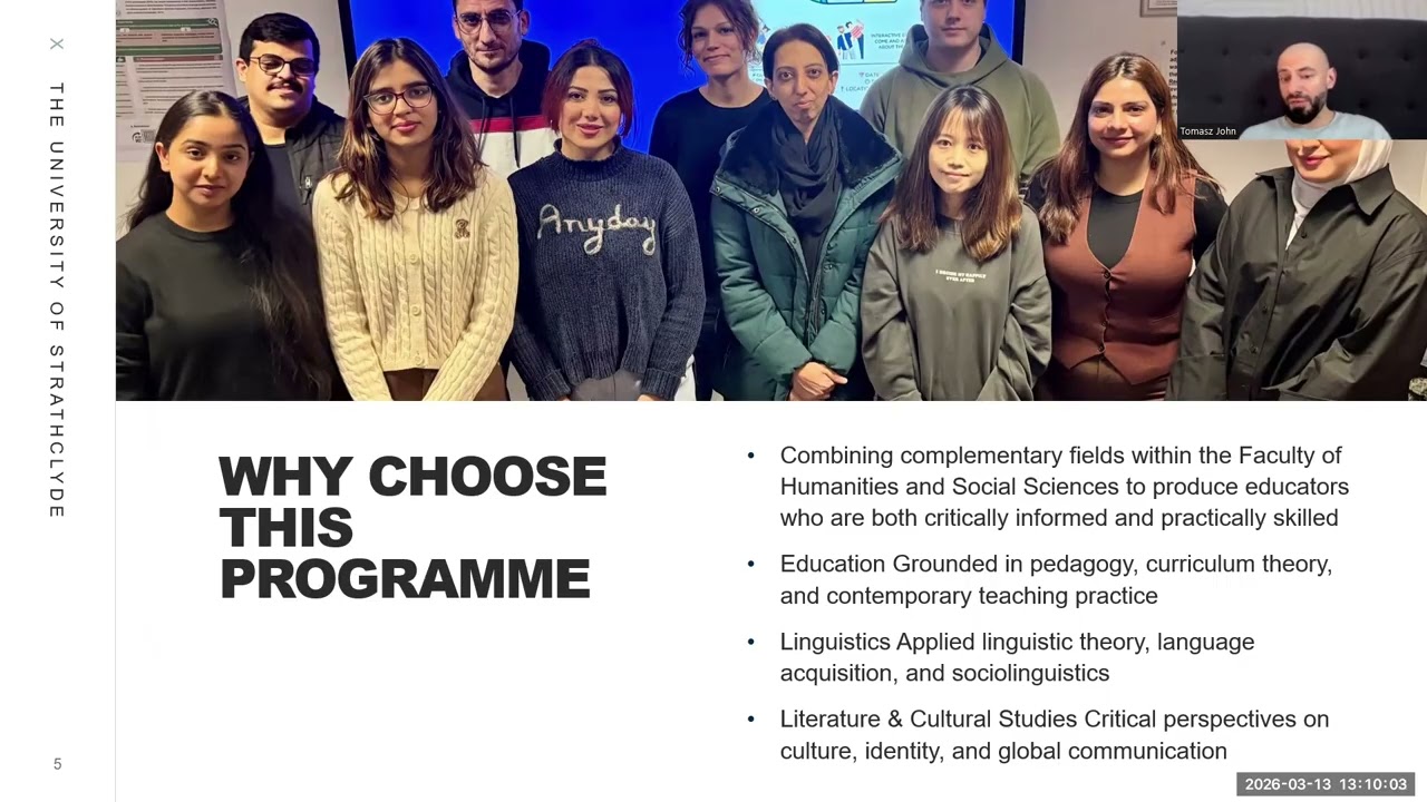 MSc TESOL & Intercultural Communication