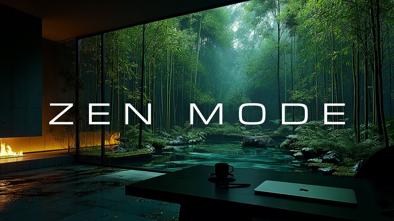 【ZEN MODE】Minimal Ambient Focus &mdash; Reading, Writing, Coding | Deep Work