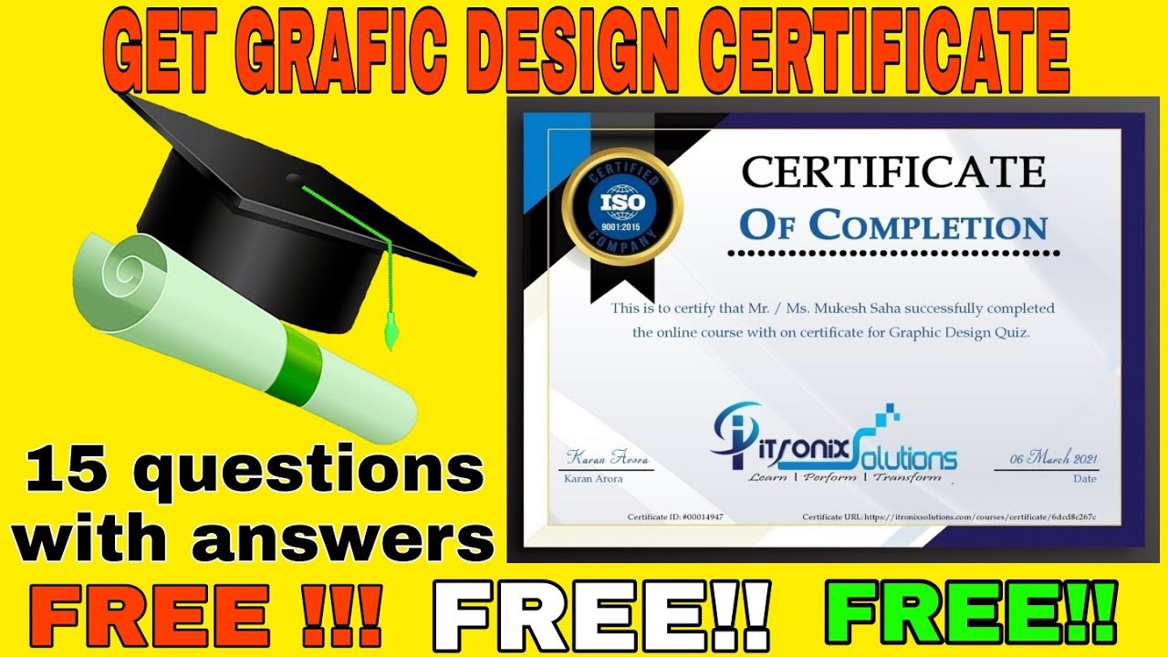 #certificate get GRAPHIC DESIGN COMPLETION CERTIFICATE free!!