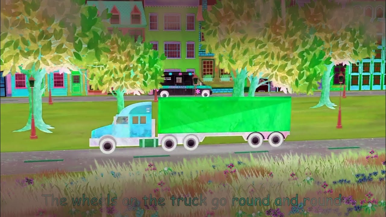 The wheels on the truck go round and round//Sparta pitch/ Sponsored by: Gamavision Csupo effects