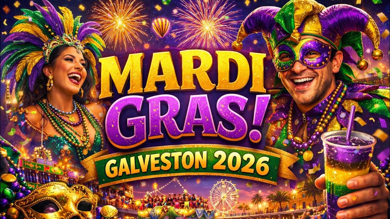 Mardi Gras Galveston 2026 🎭 | Texas’ Parade, 