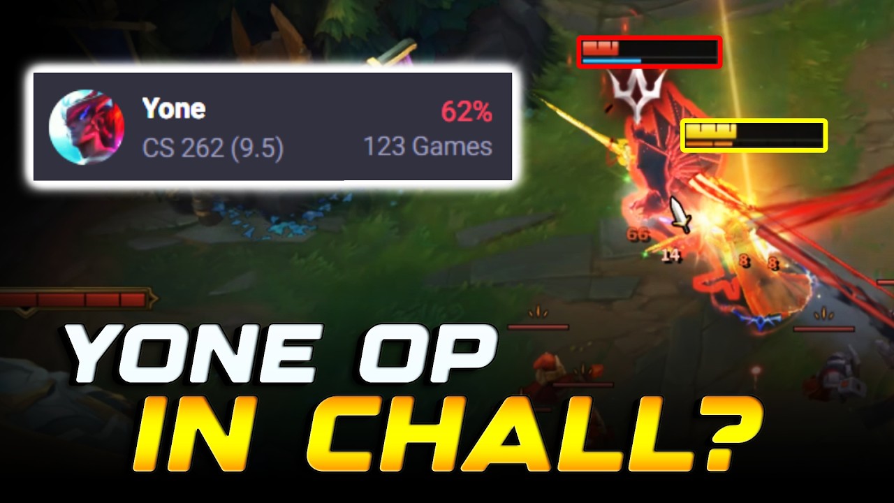 YONE IS NOT BALANCED IN CHALLENGER!