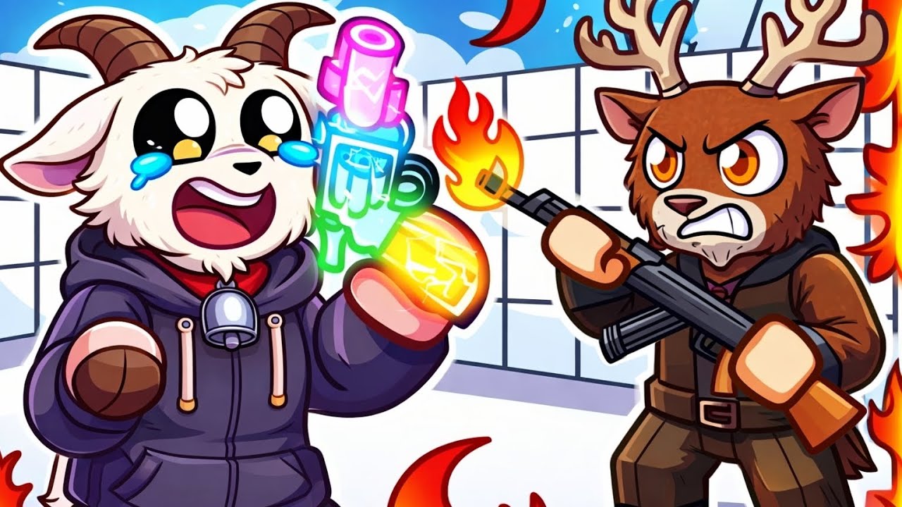 Hraju roblox Rivals země láva 