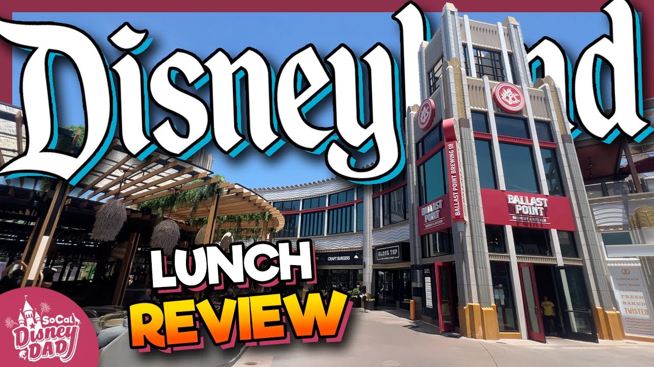 SURPRISING Lunch at Ballast Point Brewery & Kitchen in DOWNTOWN DISNEY