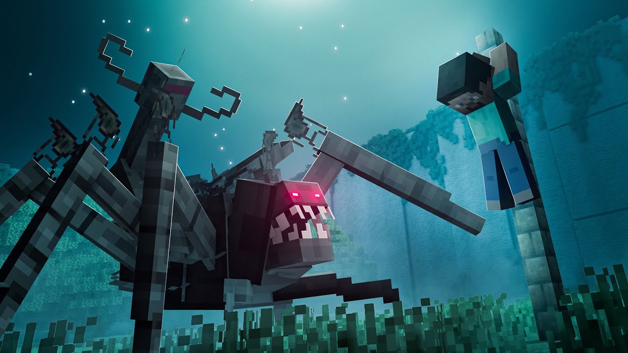 Игрок в Minecraft, застрявший в лабиринте...