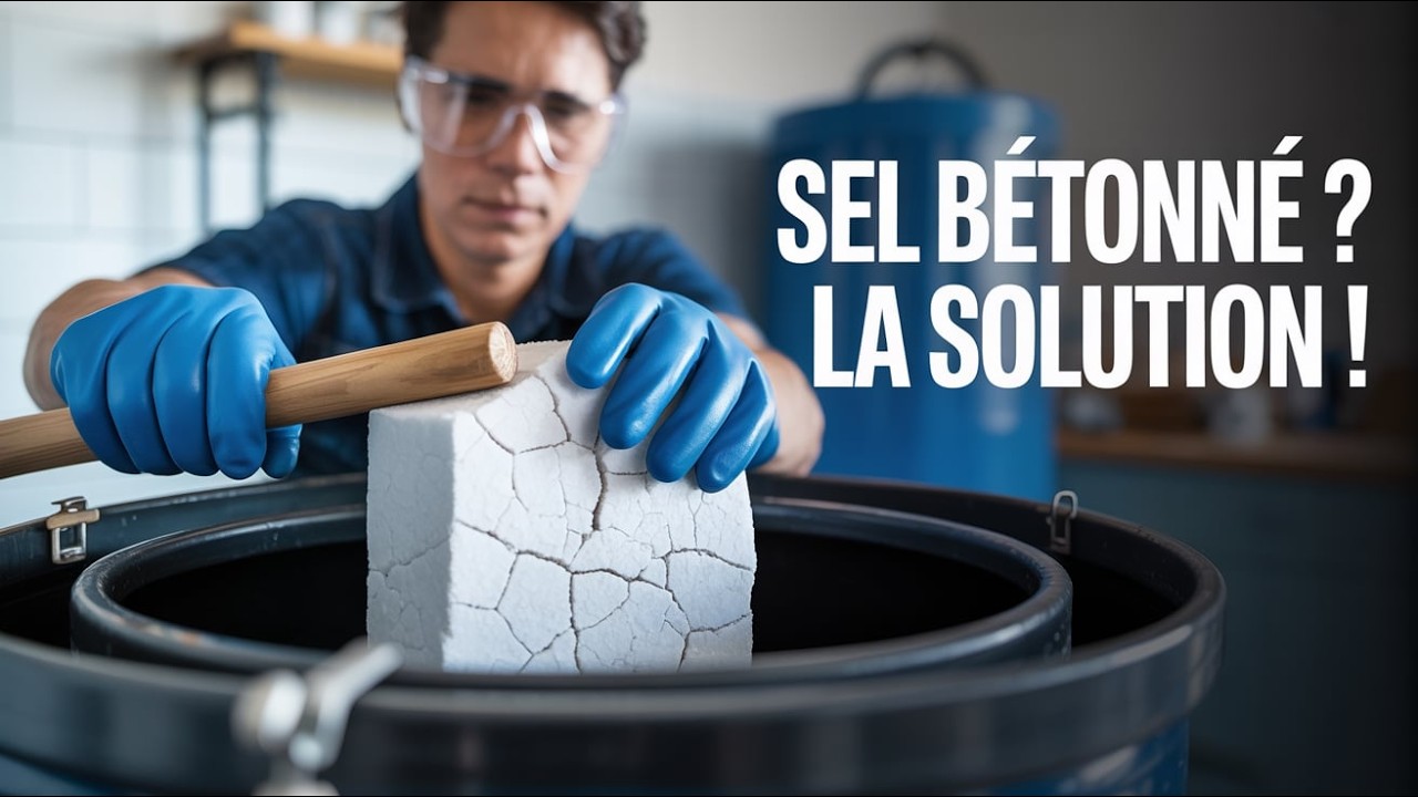 Bloc de Sel Adoucisseur B&Eacute;TONN&Eacute; ? Dissoudre en S&Eacute;CURIT&Eacute; et Sans Risque ! 🔧