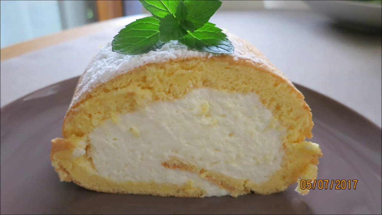 Zitronen Roulade