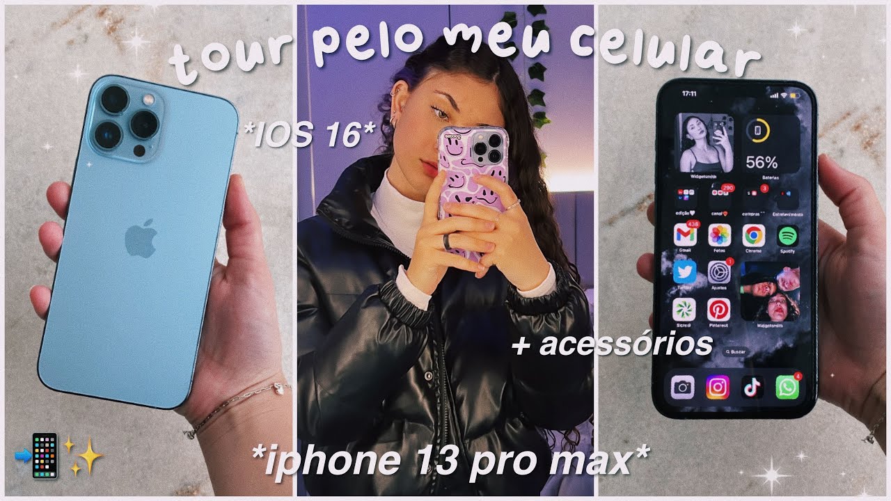 tour pelo meu celular novo📲✨ *iPhone 13 pro max*