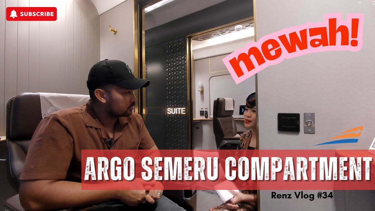 Nyobain Kereta Ter-Mahal di KAI si Argo Semeru Compartment