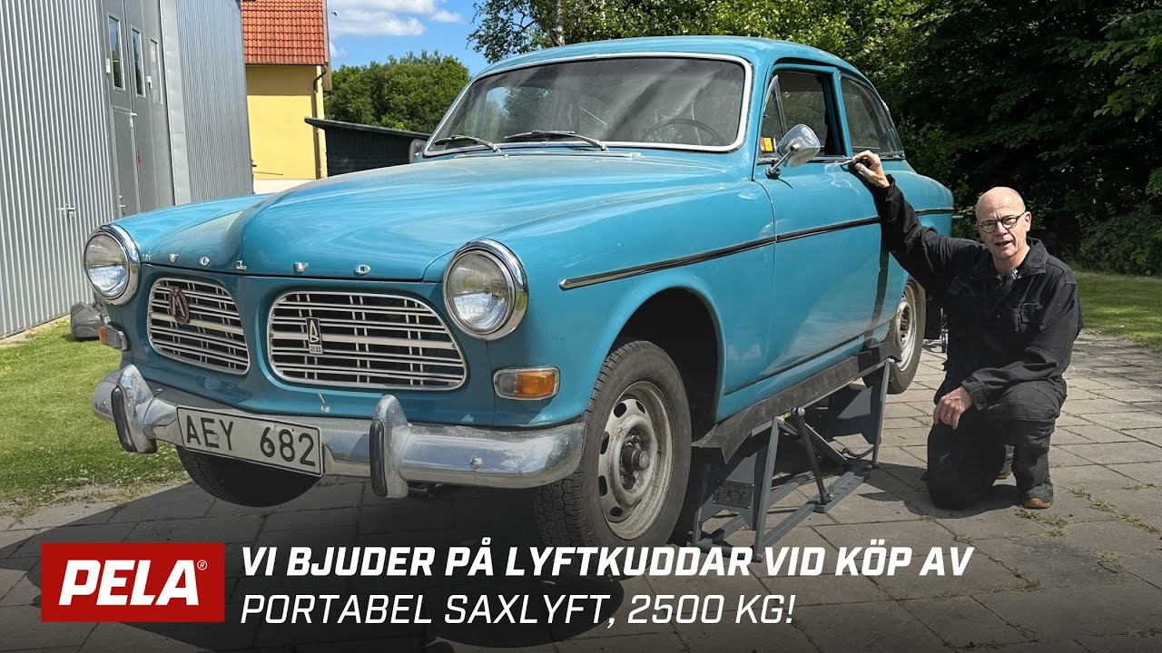 Just nu bjuder vi p&aring; tv&aring; stycken lyftkuddar v&auml;rde 1690 kr vid k&ouml;p av portabel saxlyft, 2500 kg!