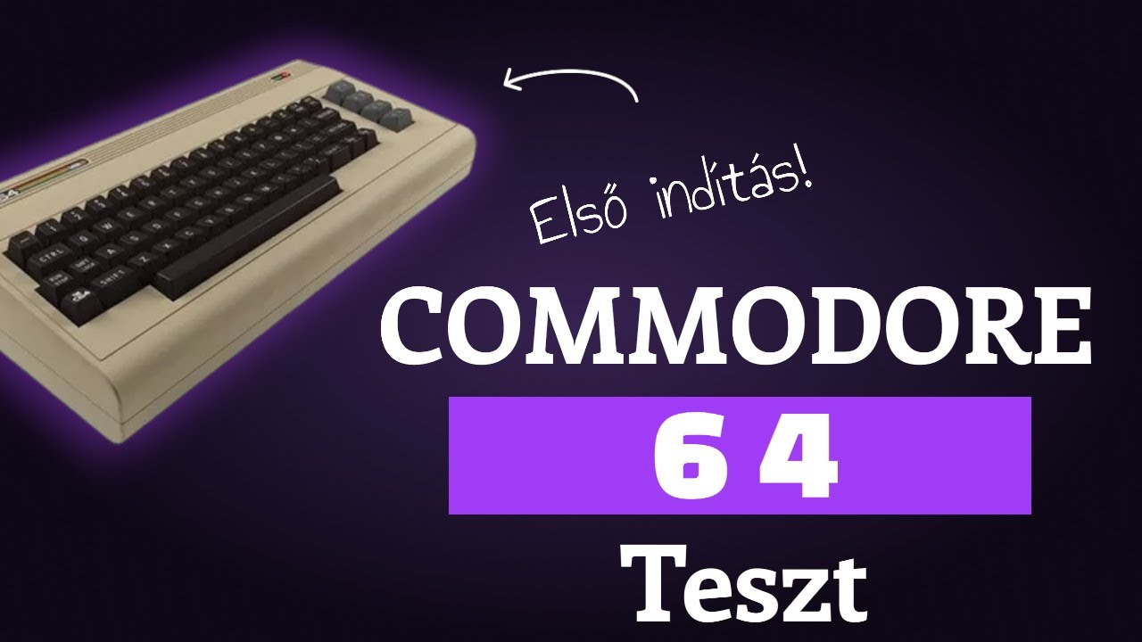 Próbáljuk ki együtt! Commodore 64 első indítás!
