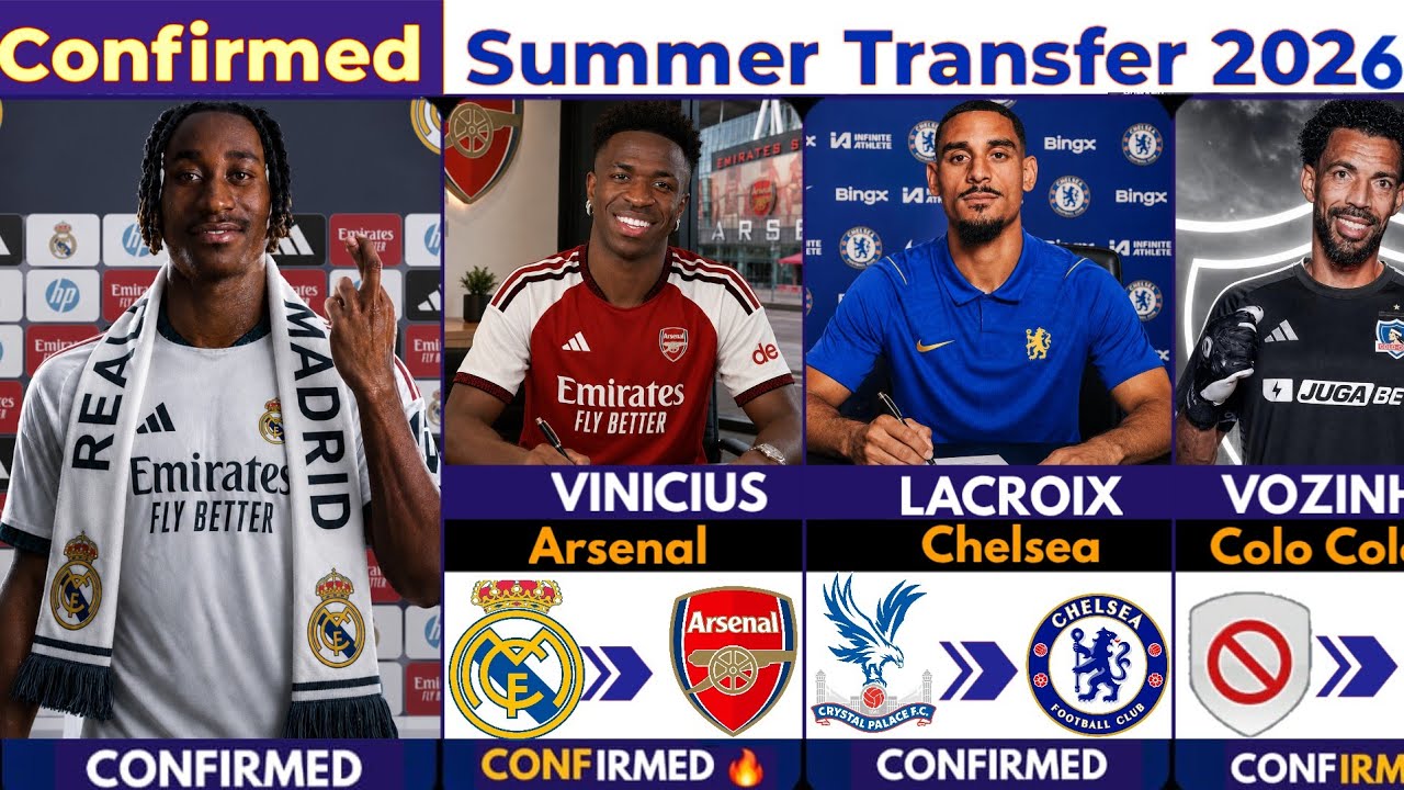 🚨LATEST CONFIRMED TRANSFER NEWS AND RUMOURS TRANSFER NEWS 2026| Diomande 🔥 , Vinicius ⌛️, Vozinha✅️