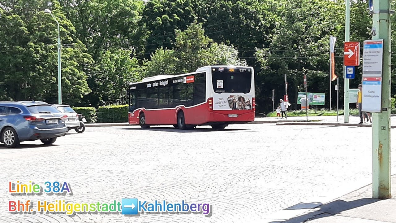 Wiener Linien Linie 38A 🚍 #164 Bhf. Heiligenstadt➡️Kahlenberg