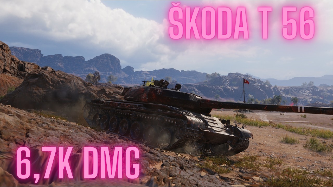Škoda T56 | 6,7K damage and 9 kills | World of Tanks