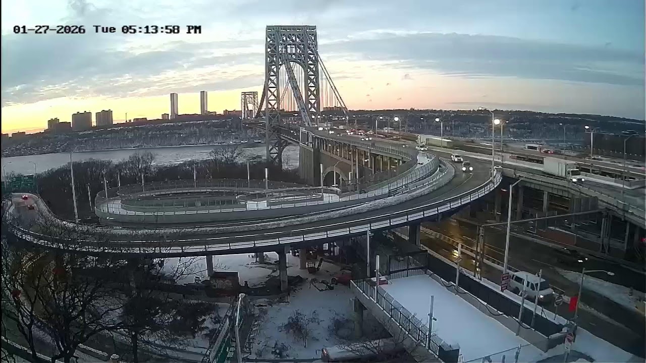 GWB NYC Side Live: Watch the Majestic George Washington Bridge Anytime.