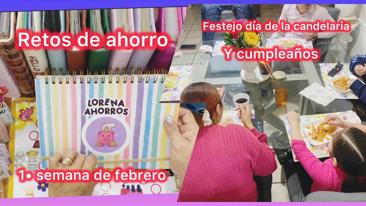 ✅RETOS DE AHORRO Y AHORROS ANUALES 💰/1• semana de febrero ❤️/Festejo y cumpleaños #ahorros #festejo 