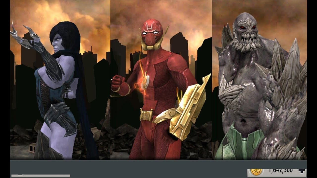 Injustice Mobile: (783) MP with Elseworld Flash, Raven and Doomsday
