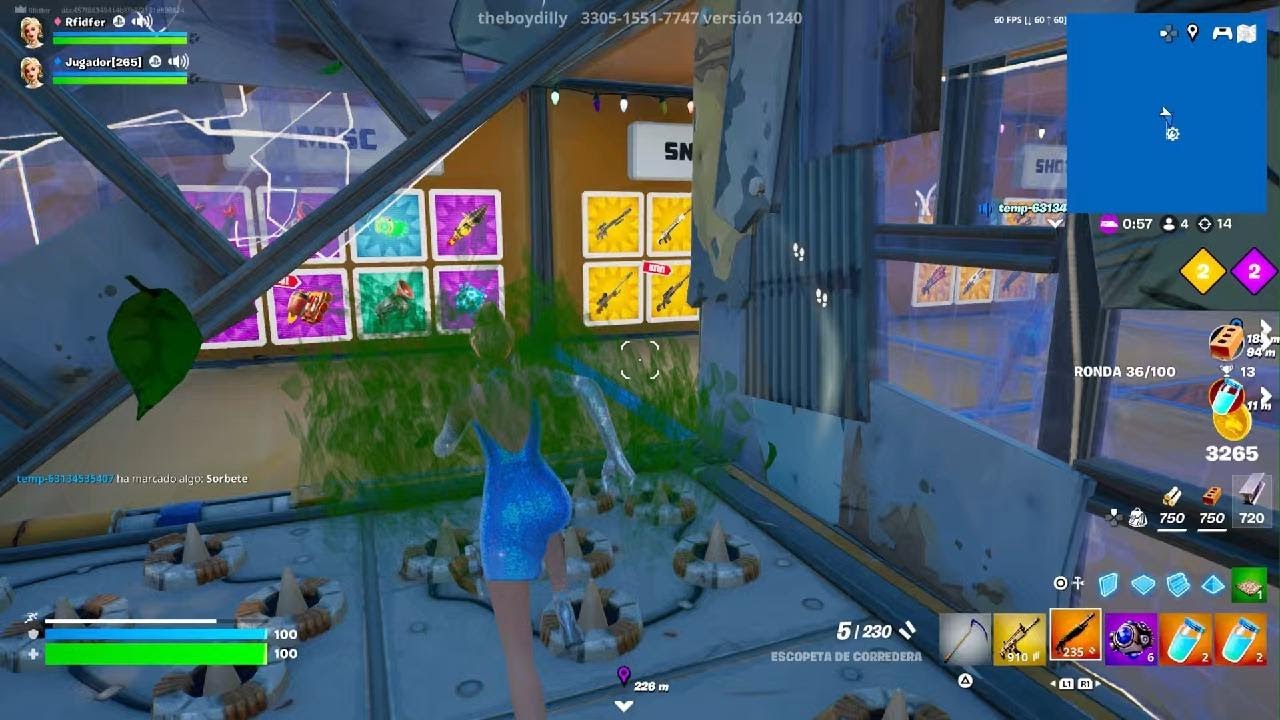 Jugando fornite