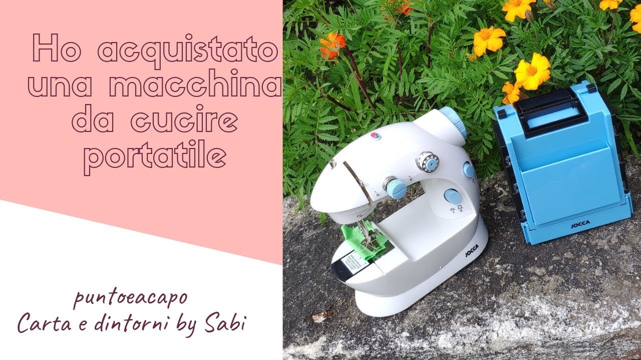 Macchina da cucire portatile