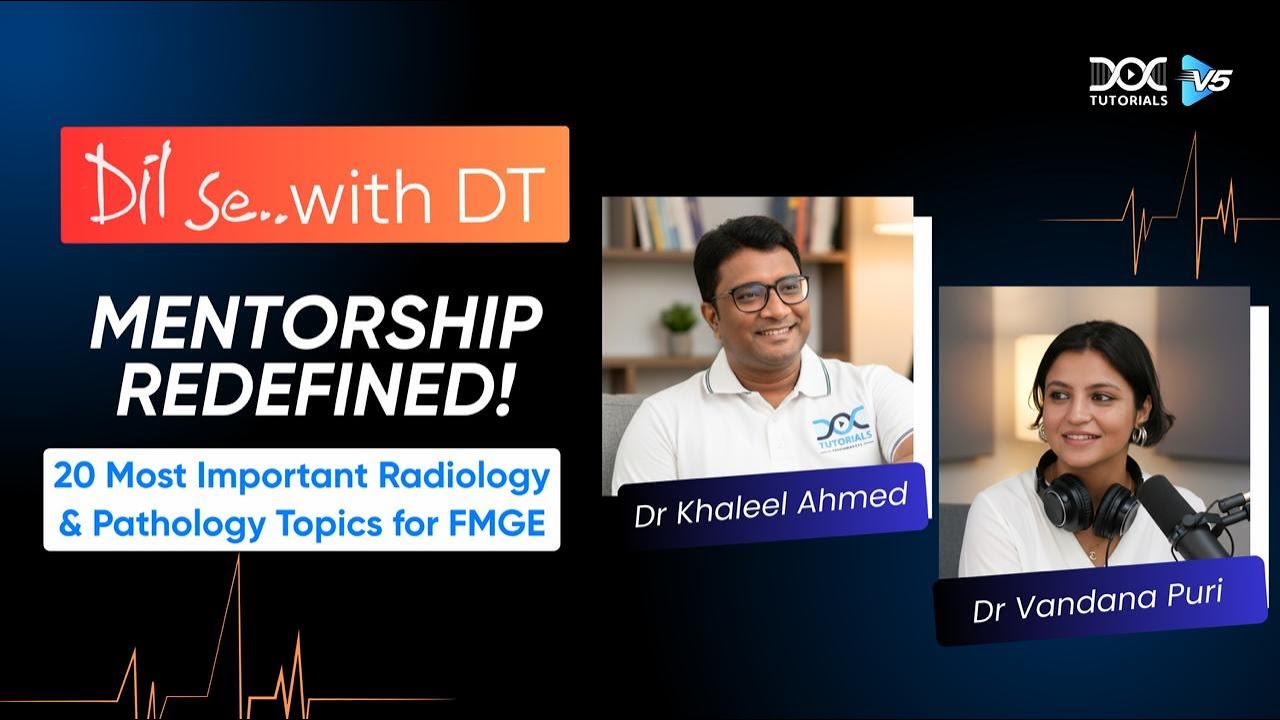 Don't Make This Radiology & Pathology Mistake on FMGE | Dr Khaleel Ahmed | Dr Vandana  Puri