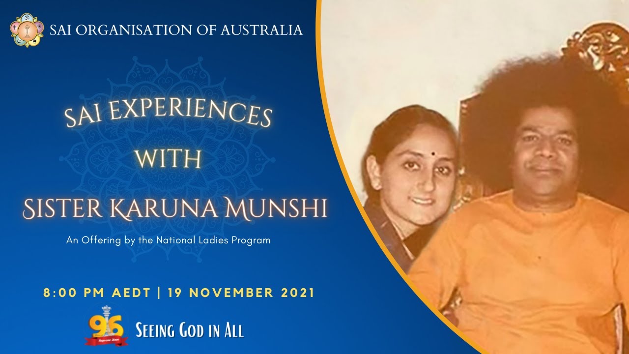 National Ladies Day Offering with Sister Karuna Munshi | Friday 19 November  - 8 PM AEDT