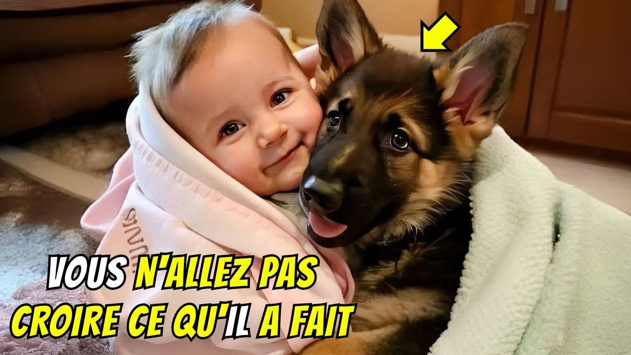 Ce Bébé Partage Sa Couverture Avec Un Chien... Ce Qui Arrive Ensuite Va Vous Émouvoir !