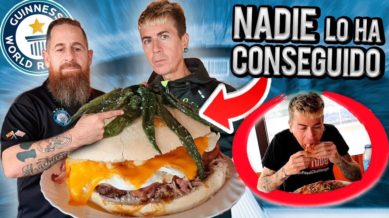 ESTE RETO NUNCA HA SIDO DERROTADO *el MOLLETE GIGANTE TSUNAMI de el BAR MACHUCA*