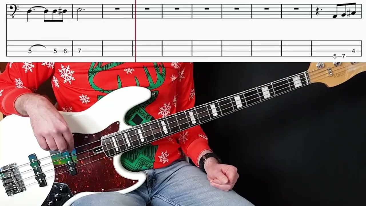 Happy Xmas (War Is Over) Bass Tutorial | The Plastic Ono Band | Learn & Play Along | Rhythm Only