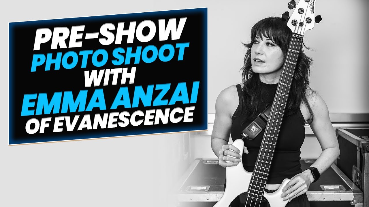 Pre-Show Photo Shoot with EMMA ANZAI of Evanescence - Behind the Scenes - 9/8/2023