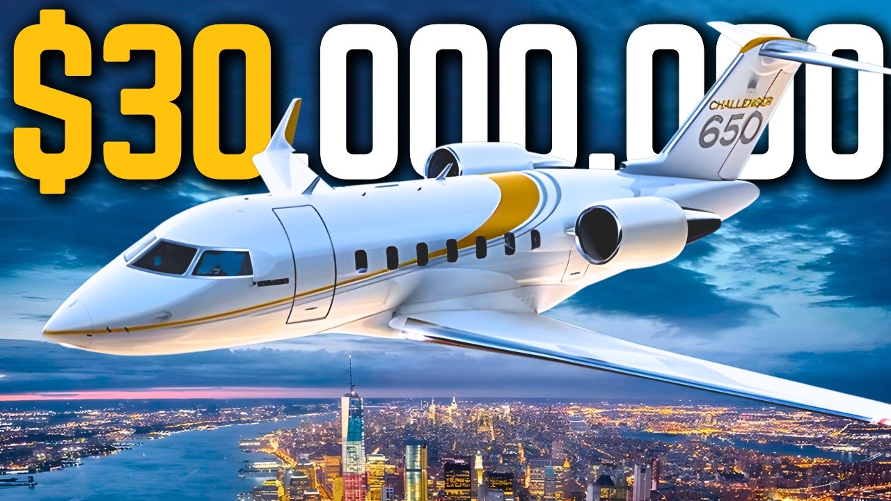 Внутри Bombardier Challenger 650 стоимостью 30 миллионов долларов
