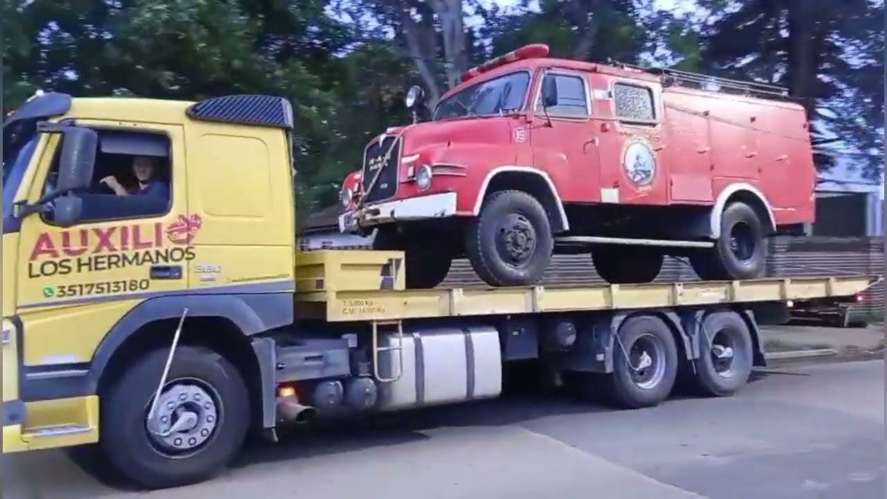 101.9FM Carlos Grossi de la Brigada Forestal Atos Pampa PRIMERA AUTOBOMBA 