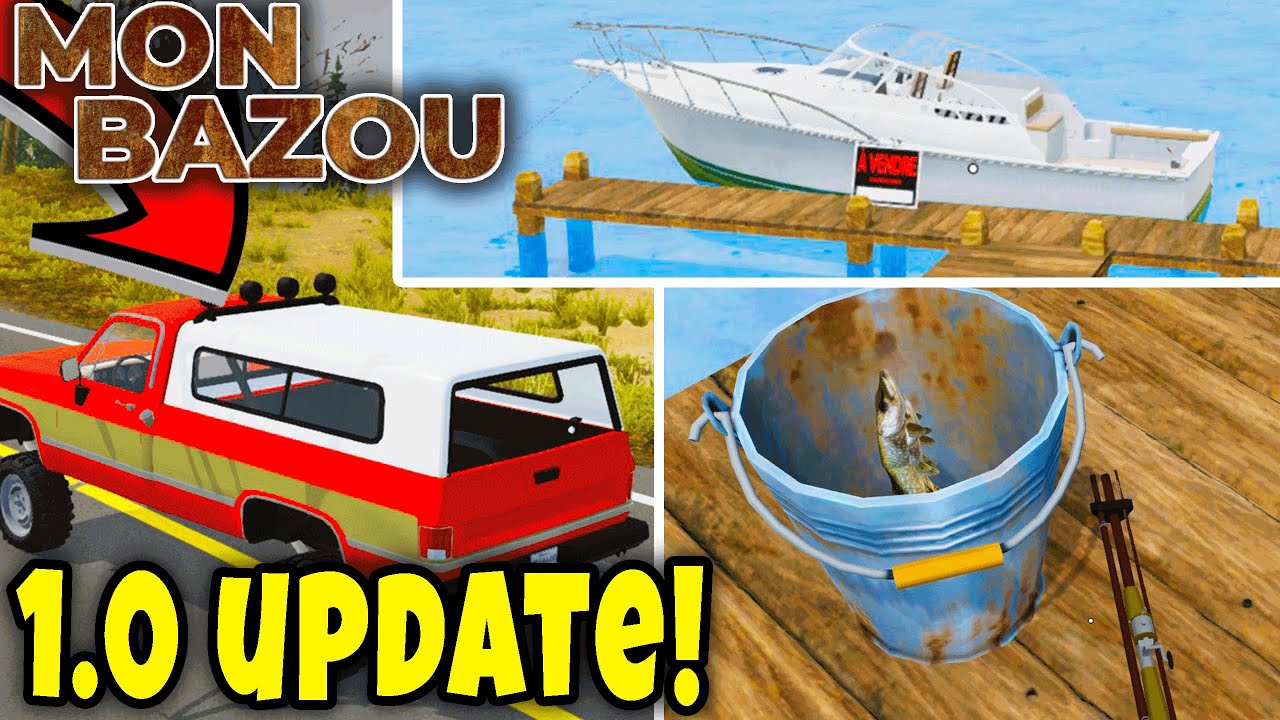 1.0 UPDATE (CAMPER SHELL for TRUCK, FISHING, NEW BOAT, PAVED ROAD) - LOCATION, SHOWCASE - Mon Bazou