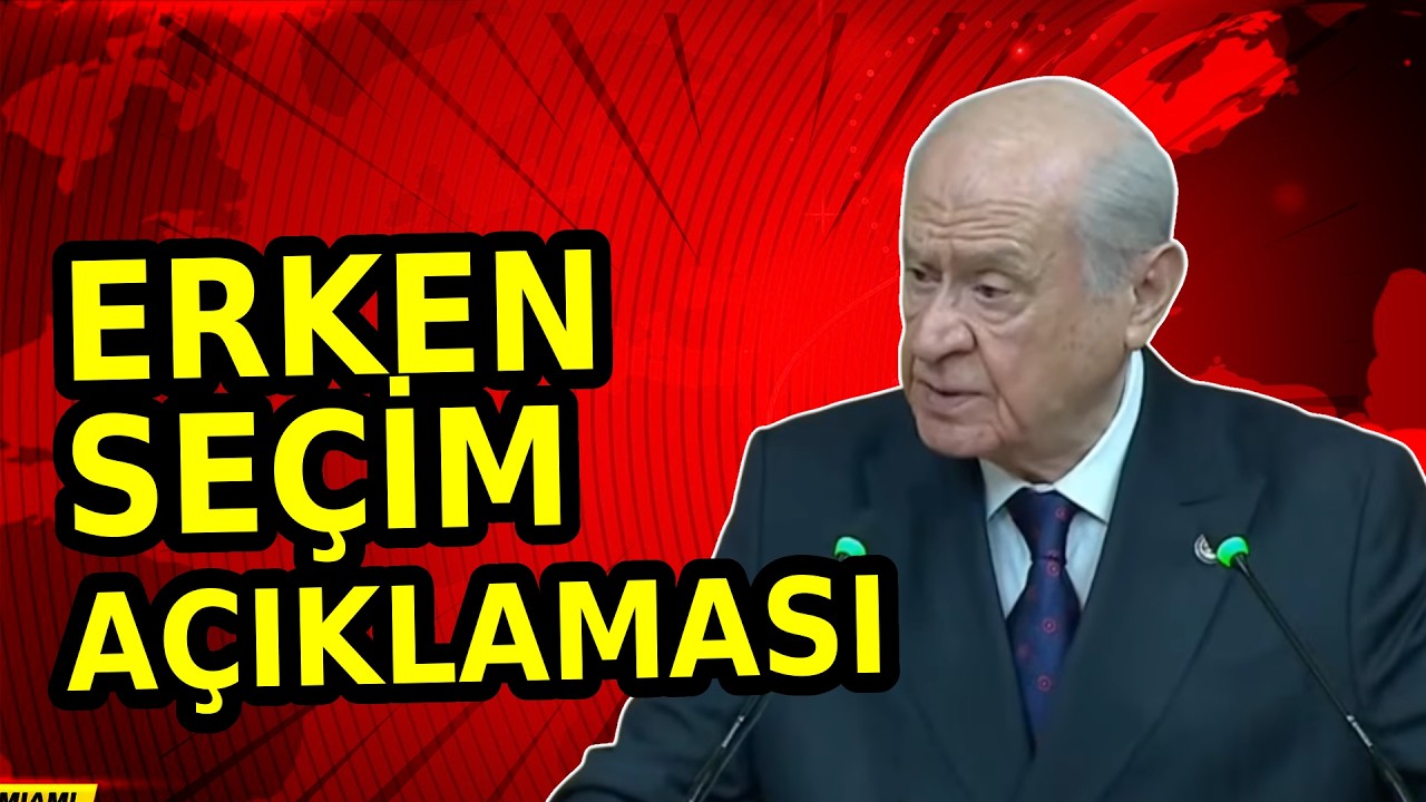 Devlet Bahçeli Erken Seçim Açıklamasıyla Özgür Özel'e Böyle Cevap Verdi!