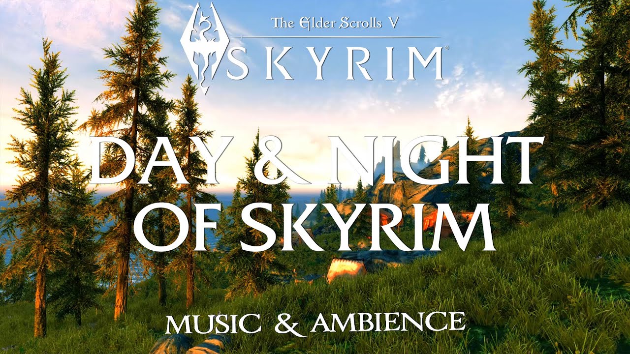 Day And Night of Skyrim | Calm Spring Ambience | Elder Scrolls Ambience | Peaceful & Cozy