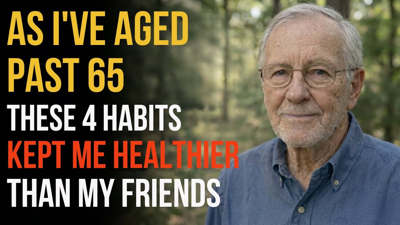 As I've Aged Past 65, These 4 Habits Kept Me Healthier Than My Friends