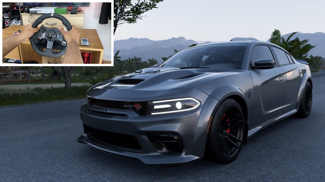 830hp - Dodge Charger SRT Hellcat Redeye (Fast X) - Forza Horizon 5 (Steering Wheel) Gameplay