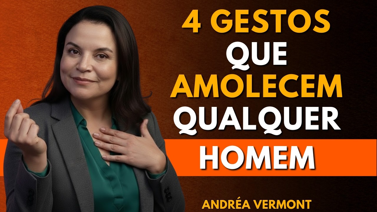 4 gestos femininos que amolecem qualquer homem e quase nenhuma mulher usam | Andréa Vermont