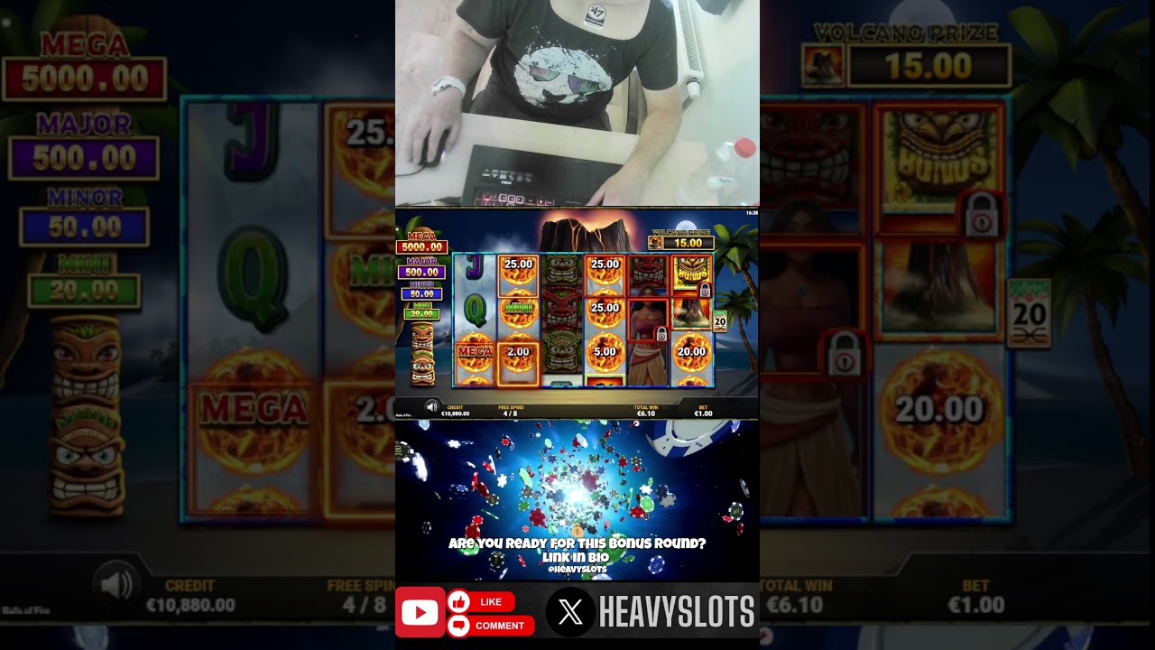 🎰 Playing 8 Balls of Fire Slots #Online Bonus Round