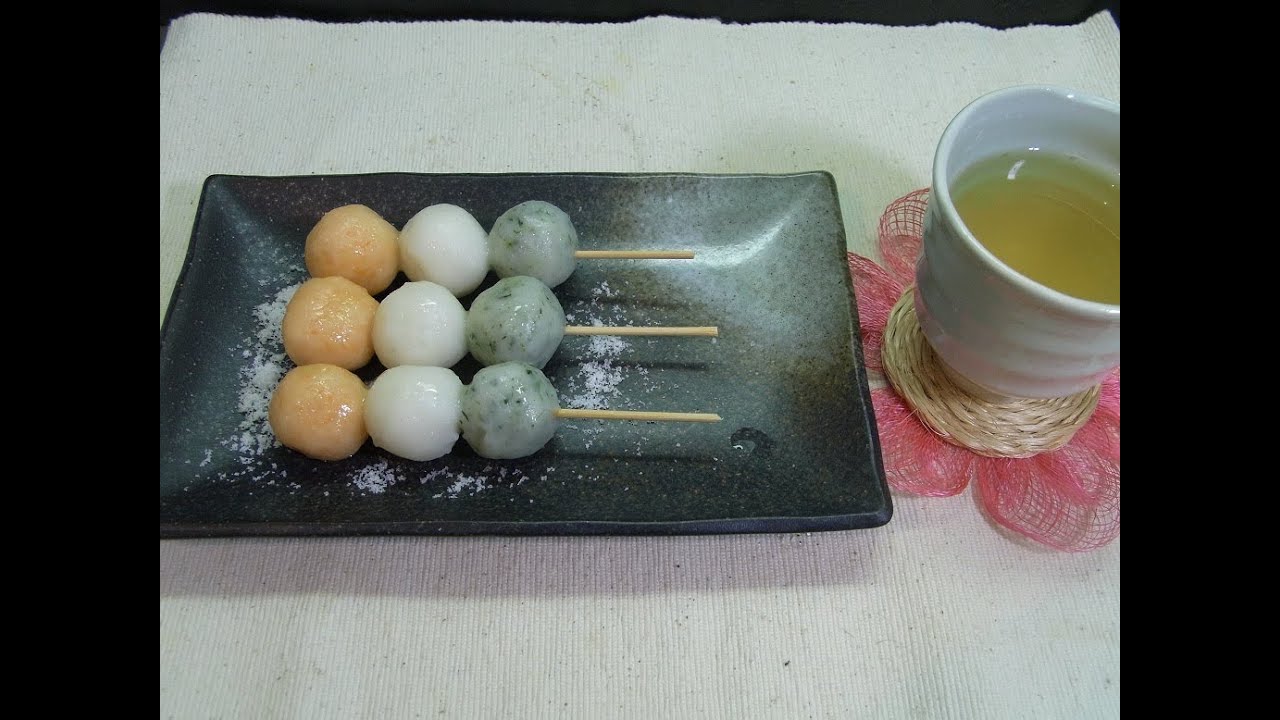 How to make Hanami Dango 花見団子の作り方