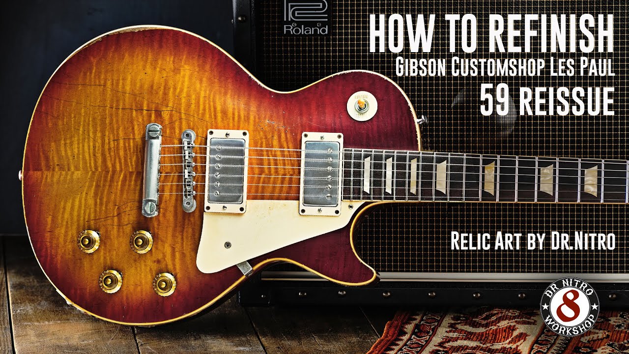 Refinish and Relic Gibson Customshop Les Paul R9.