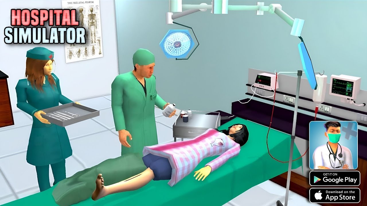 Hospital Simulator Doctor Game - Gameplay Walkthrough Part 1 (iOS, Android)